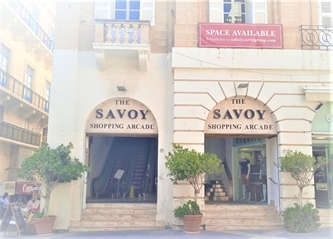 Retail space for rent on Republic Street Valletta