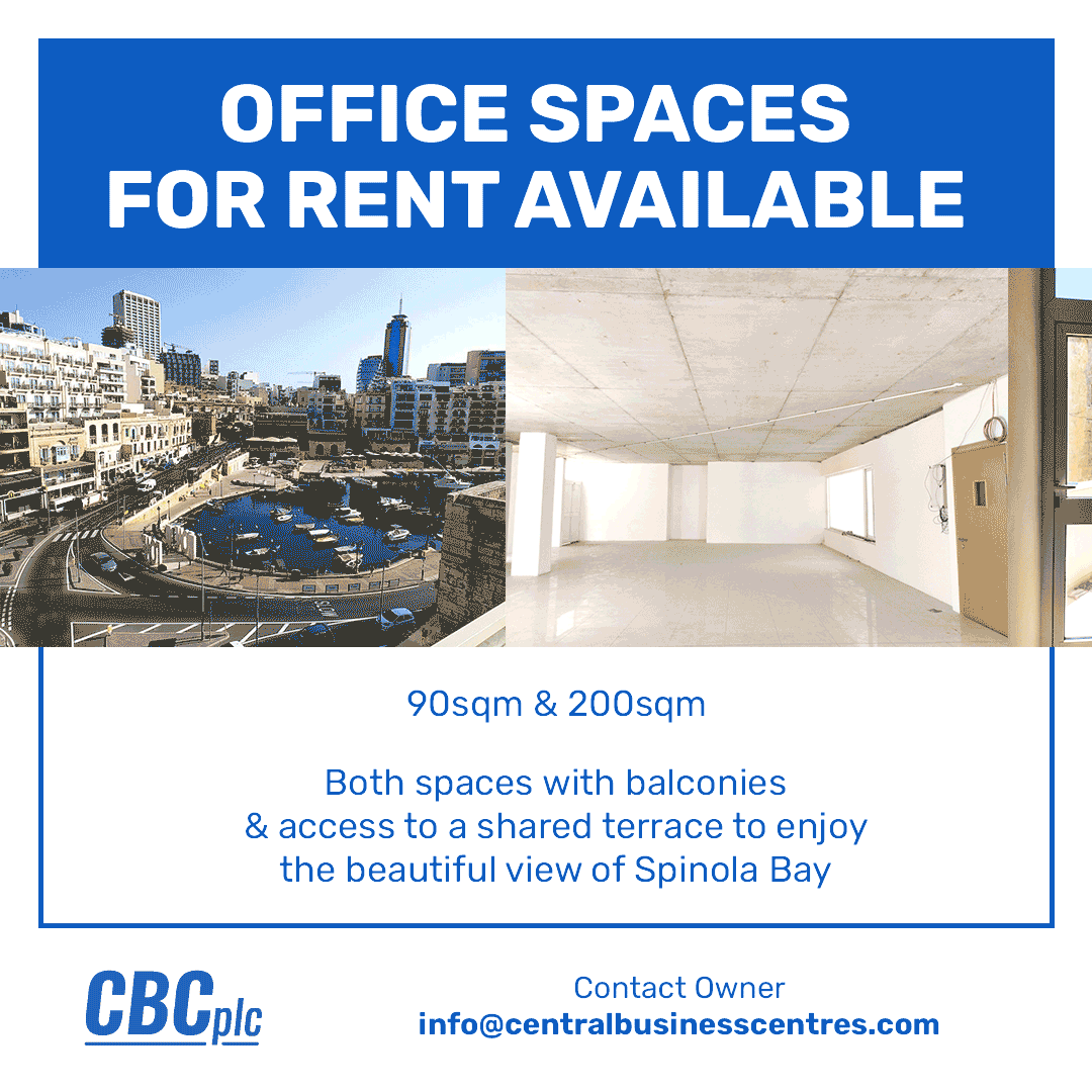 CBC St. Julians - 90m2 and 200m2 offices for rent