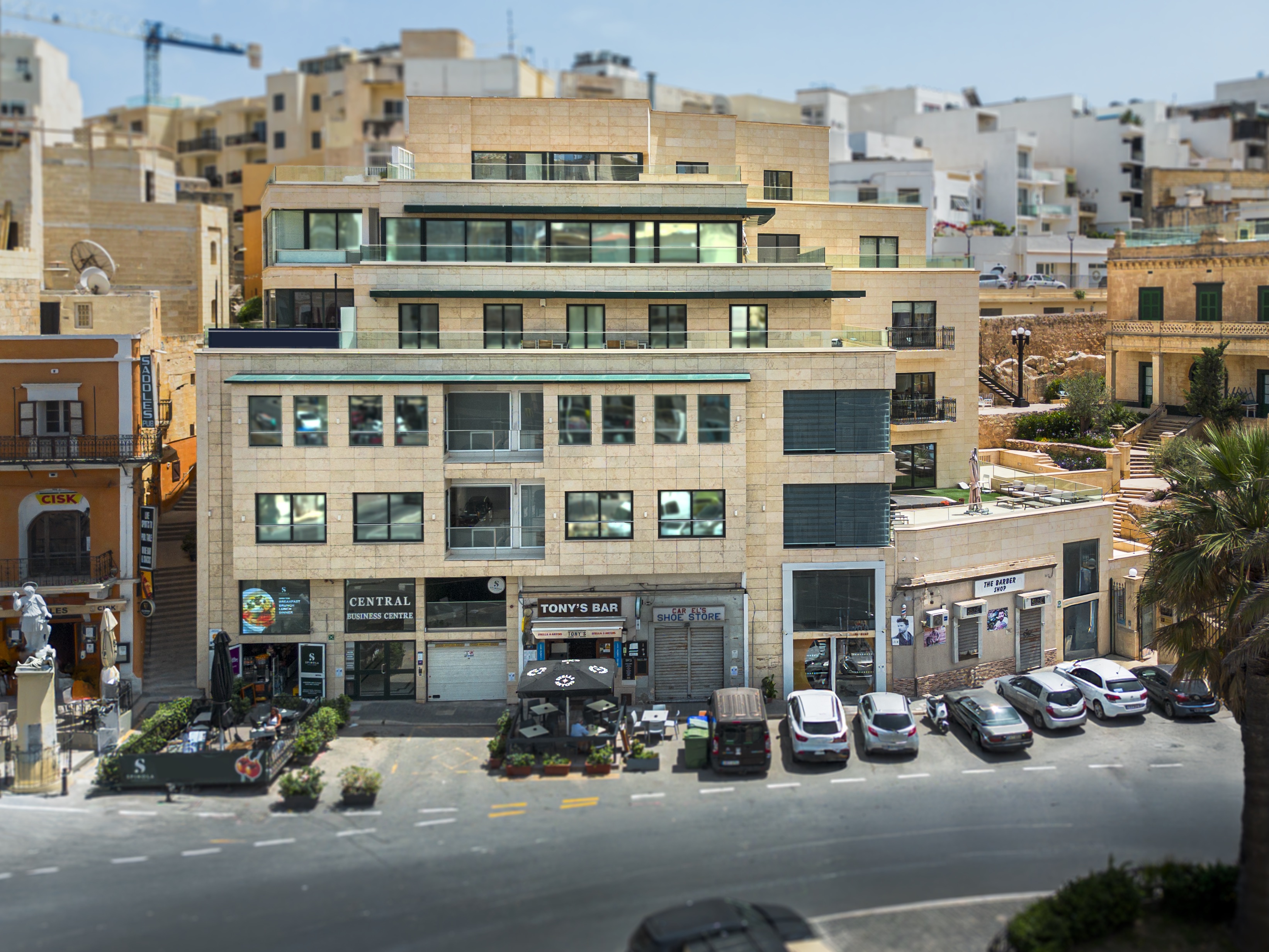 Class 4B in Spinola Bay, St. Julians
